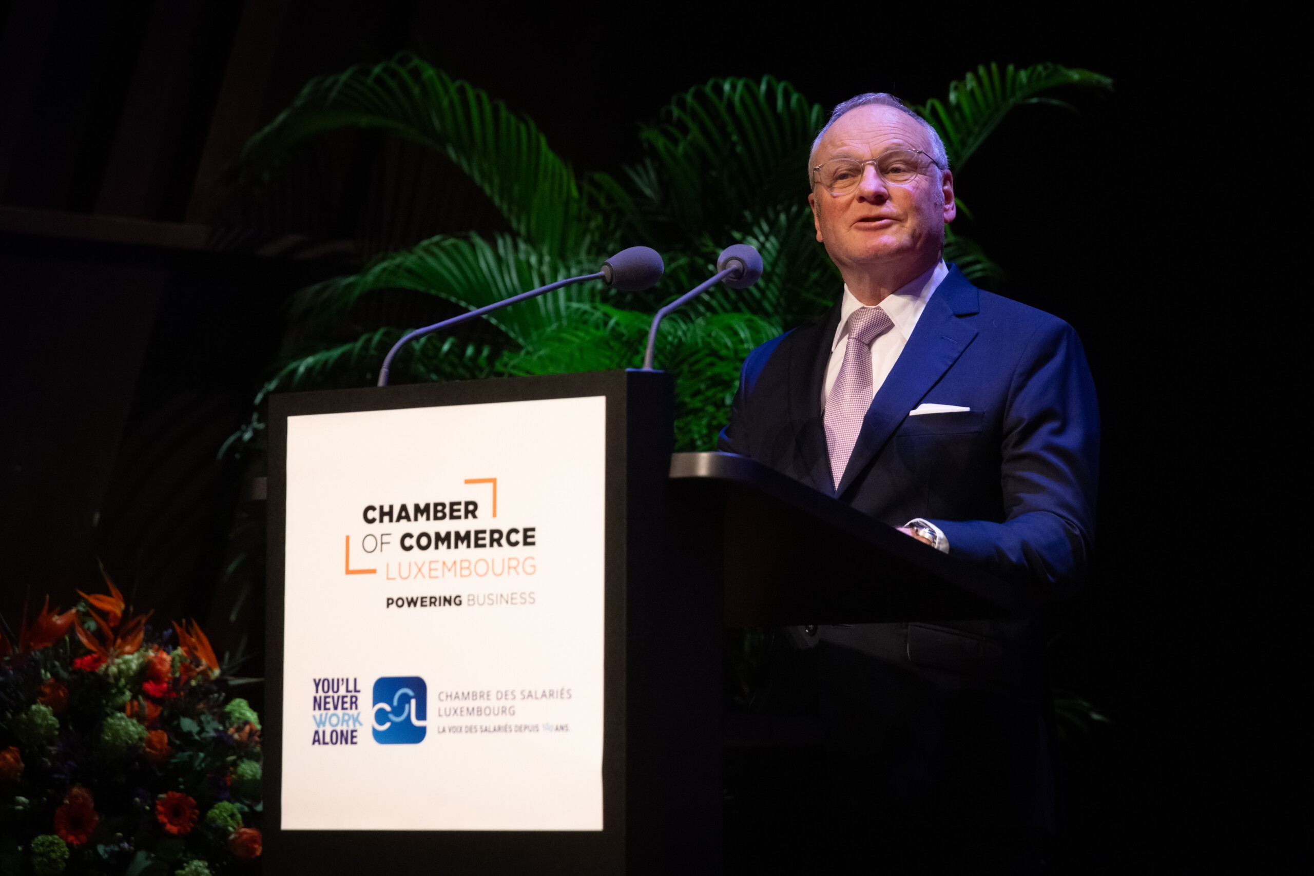 Fernand Ernster, président de la Chambre de Commerce 